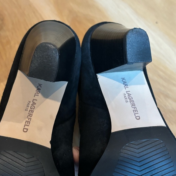 Karl Lagerfeld Provence Suede Boots - Picture 8 of 12